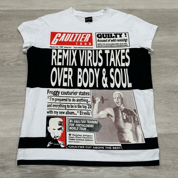Exclusive Jean Paul Gaultier Designer Tshirt. - Picture 2 of 12